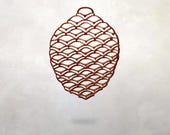 Mission Style Pinecone Ornament: Craftsman Decor