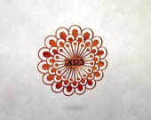 Frank Lloyd Wright April Flowers Inspired Ornament: Arts & Crafts Style | Year Engraved