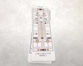 Arts & Crafts Architectural Bookmark | Bradley House | Prairie Style | Frank Lloyd Wright | Collectible