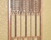 Frank Lloyd Wright Tree of Life Wood Wall Hanging - Mission Style