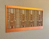Frank Lloyd Wright Robie House Inspired Wall Hanging: Art & Crafts Decor