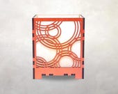 Prairie Style Architectural Candle Lamp |  Coonley House | Frank Lloyd Wright | Modernist | Votive Holder | Tea Light