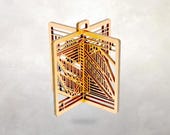 Frank Lloyd Wright Dana-Thomas House Ornament: Arts & Crafts Style 3D Decor