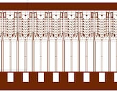 Custom Kitchen Window Privacy Screen | Tree Of Life Inspiration | Frank Lloyd Wright Inspired Decor