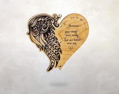 Personalized Memorial Angel Wing Ornament with Name, Dates, and Term of Endearment