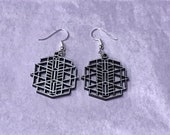 Robie House Tumbling Block Earrings | Frank Lloyd Wright Inspired |