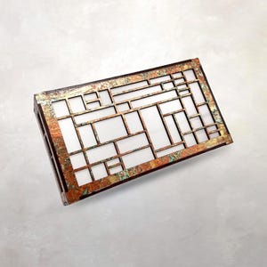Arts & Crafts Doorbell Chime Cover | Architectural Design | Entryway | Ernest Batchelder | 7.5" x 5" x 2.25" image 1