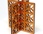 Mid-Century Modern Breeze Block Inspired 3D Ornament, Retro, Architectural, Geometric, La Costa pattern