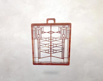 Adorno estilo pradera / Casa Robie n.° 4 / Frank Lloyd Wright / Artes y oficios