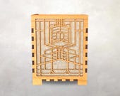 Arts & Crafts Architectural Candle Lamp | Robie House | Frank Lloyd Wright | Votive Holder | Tea Light