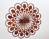 Ornament Inspired by Frank Lloyd Wright's April Flowers design, Art & Crafts Style, Mission Style, Craftsman Style, Retro, Atomic Age