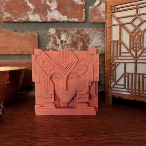 Prairie Style Desktop Sculpture | Prairie Muse | Frank Lloyd Wright Inspired image 2