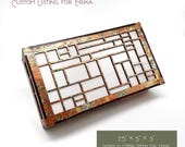 Custom Order for Erika : Arts & Crafts Doorbell Chime Cover 7.5 x 5 x 3