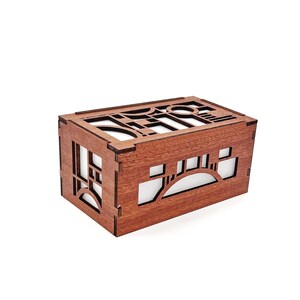 Arts & Crafts Climate Control Cover | Coonley Playhouse | Frank Lloyd Wright | Architectural Design | Entryway | 5" x 3.5" x 3" Bild 2