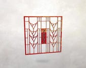 Frank Lloyd Wright KC DeRhodes House Ornament: Arts & Crafts Style | Year Engraved