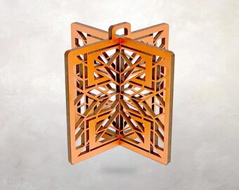 Frank Lloyd Wright Imperial Hotel Ornament: Arts & Crafts Style 3D Decor