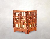 Arts & Crafts Architectural Candle Lamp | Glasgow Rose | Rennie Mackintosh | Tree of Life | Frank Lloyd Wright | Votive Holder | Tea Light