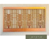Frank Lloyd Wright Robie House Inspired Wall Hanging: Art & Crafts Decor
