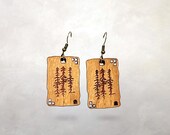 Lodgepole Pine Earrings |  Pine & Prairie | Architecture | Lightweight | Statement | Gift