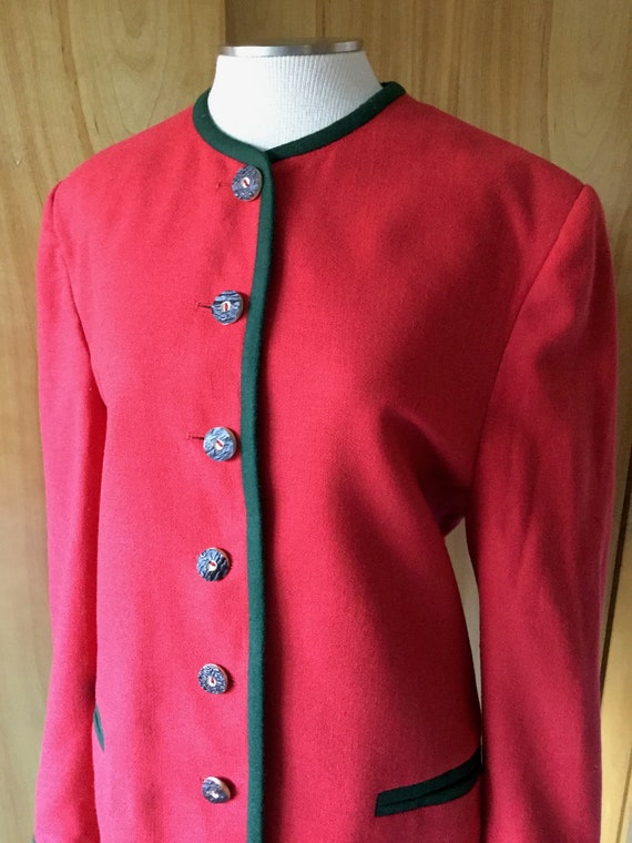 Vintage Lanz Austrian Wool Jacket Beautiful Condi… - image 2