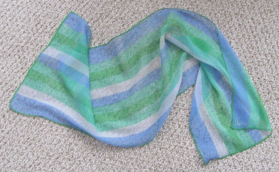 Yikes Scarf Shop Vintage Vera Scarf 100% Silk Chi… - image 4