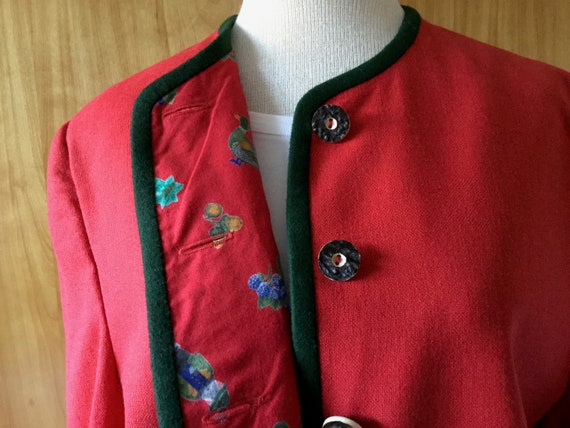 Vintage Lanz Austrian Wool Jacket Beautiful Condi… - image 3