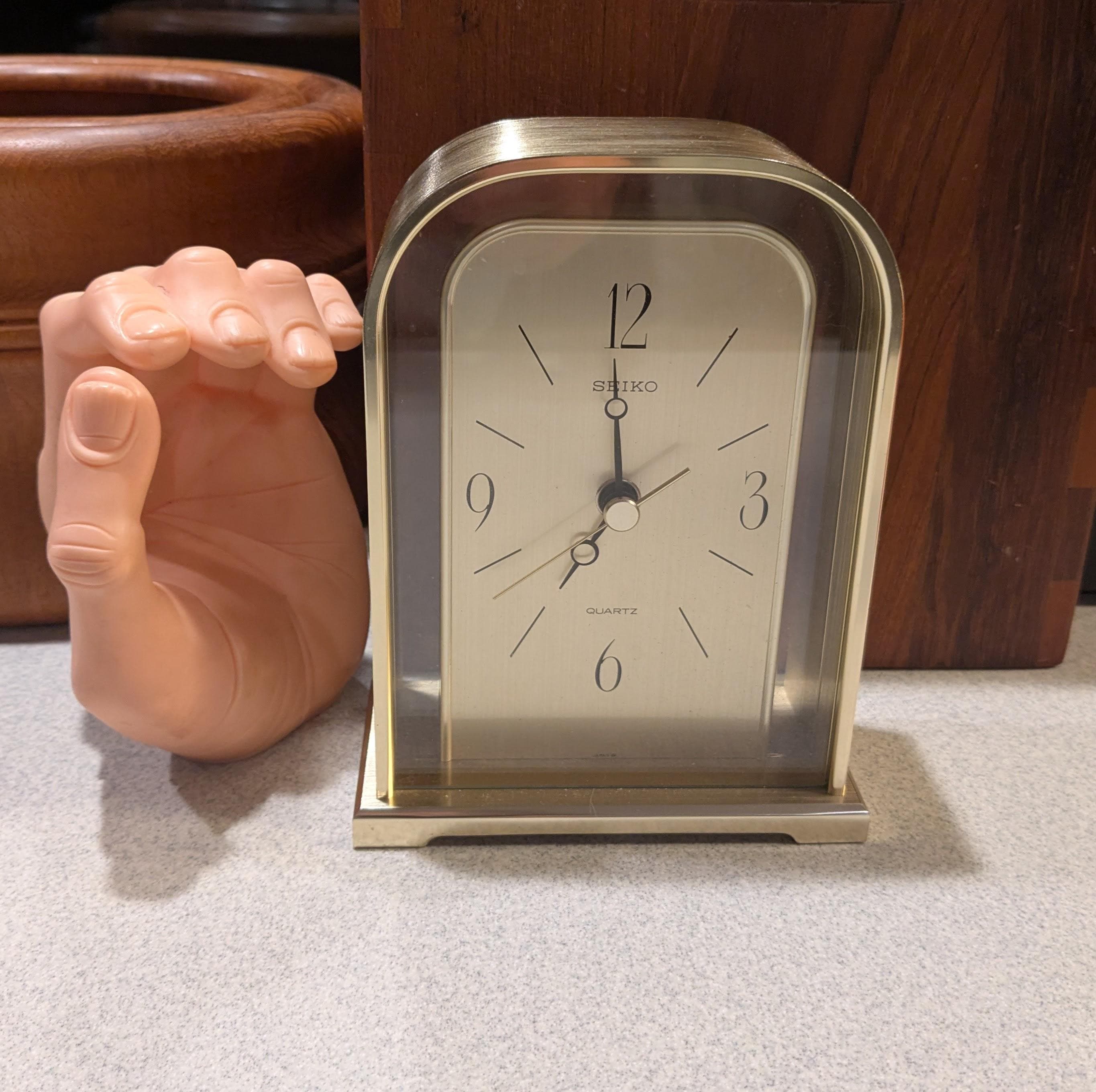 1980's　SEIKO　オールド　セイコー　ポストモダン　テーブル　クロック 1980's SEIKO オールド セイコー ポストモダン テーブル クロック