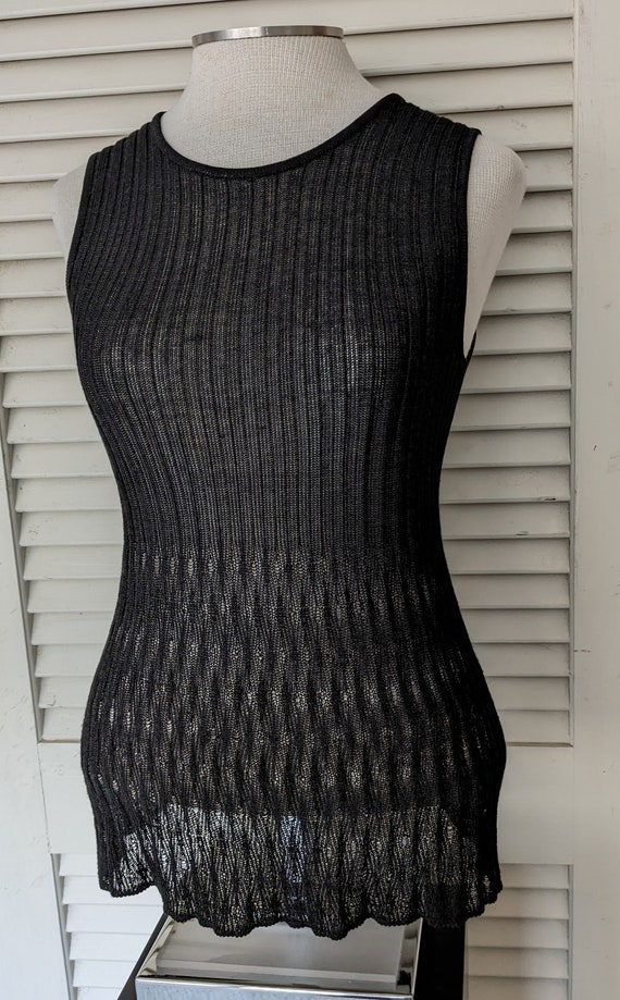 Vintage Beautiful Dressy Escada Linen Knit Sweater