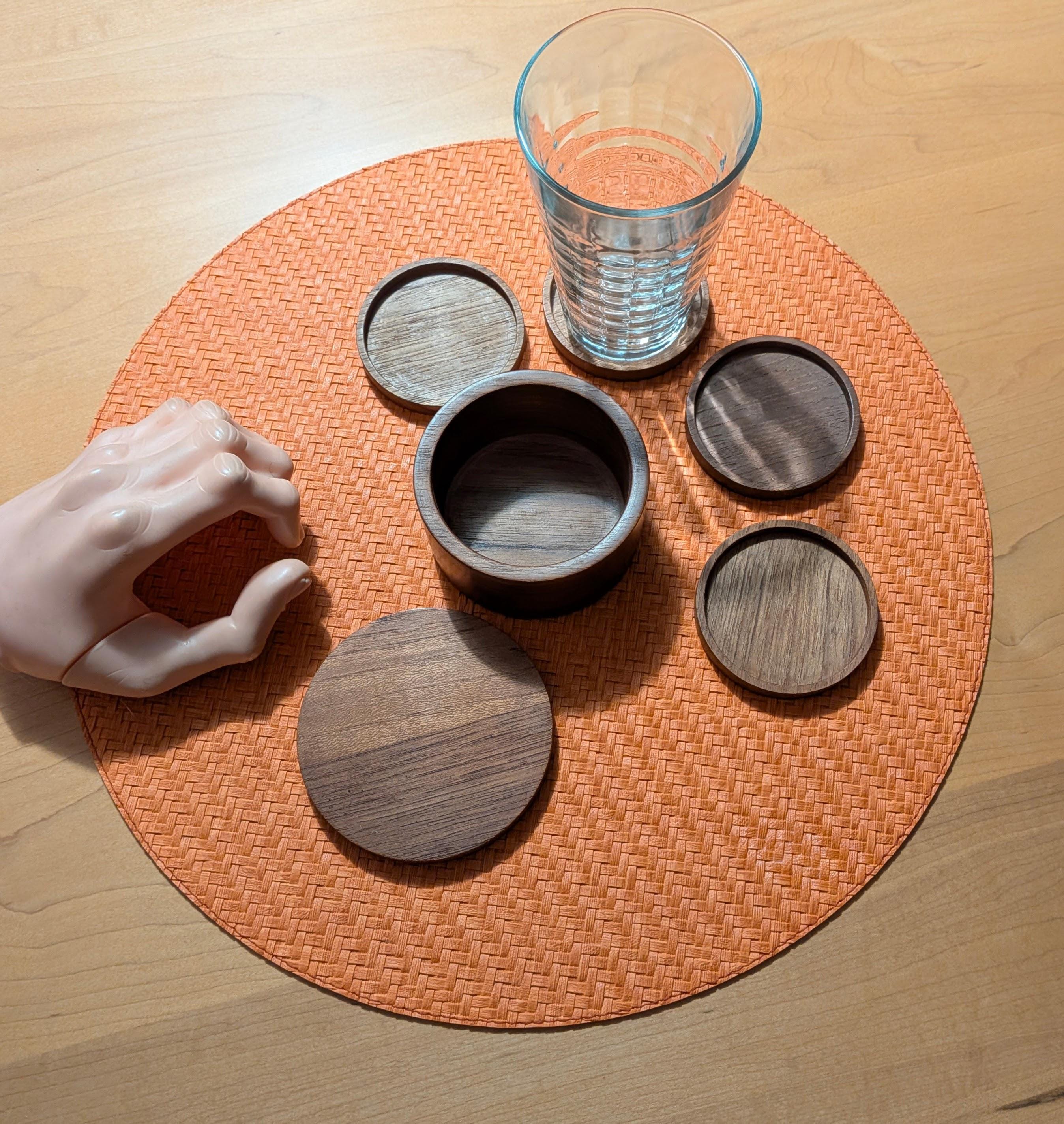 【専用ページ】Denmark ユストアナセンコースター 大小4枚 set Danish Coasters - Etsy