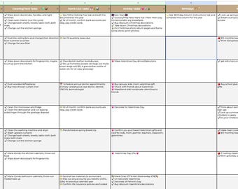 Tableau annuel de Molly