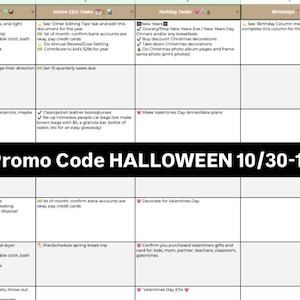 Molly's Annual Spreadsheet