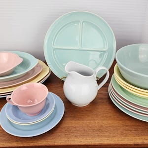 Vintage 1930s LuRay Pastels Blue, Pink, Yellow and Green  by Taylor, Smith & Taylor, Jubilee and Shanandoah - Individually Sold