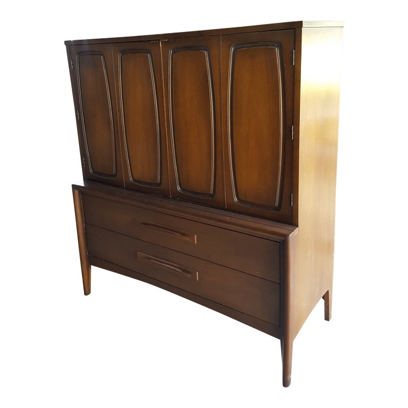 Mid Century Modern Broyhill Emphasis Bachelors Chest Vintage Image 0