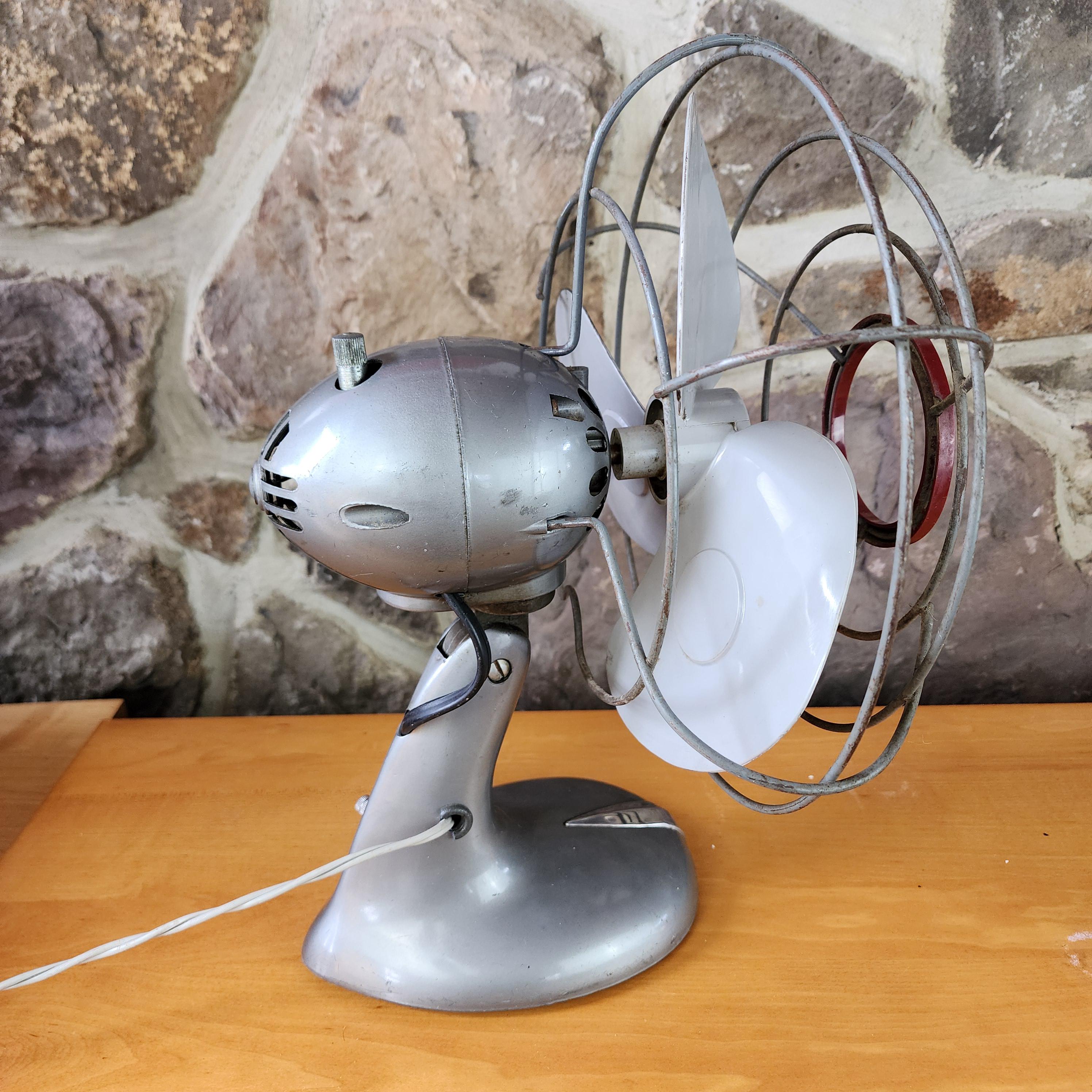 1950s Vintage Art Deco Westinghouse Fan, Y-4627, 2 Speed