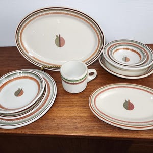 Rare Buffalo China Broadway Limited Pennsylvania Railroad Dish, Side Dishes, PRR Ye Old Ivory, Antique PA RR -- Individually Sold