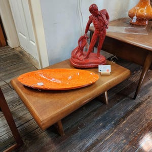 Midcentury Modern, Danish Modern, Restored Yugoslavian End Table - makes a great plant stand table