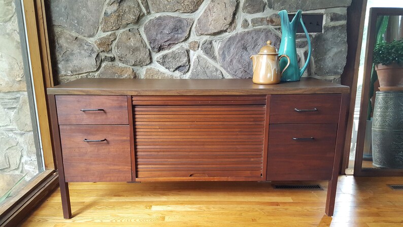 Sale Mid Century Modern Credenza By Drexel Furniture Etsy