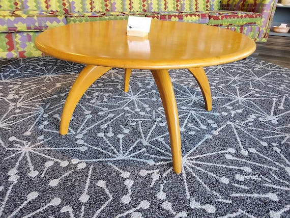Mid Century Modern Heywood Wakefield Round Lazy Susan Coffee Mid Century Modern Heywood Wakefield, Heywood Wakefield Round Coffee Table