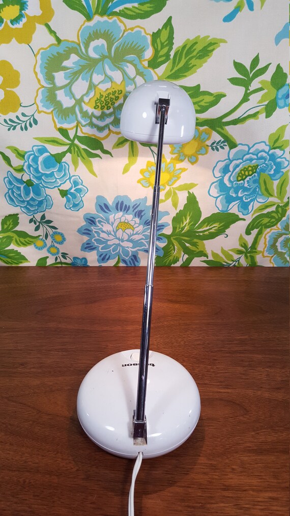 Vintage Tensor White Desk Lamp Telescoping Light Vintage Tensor White Desk Lamp