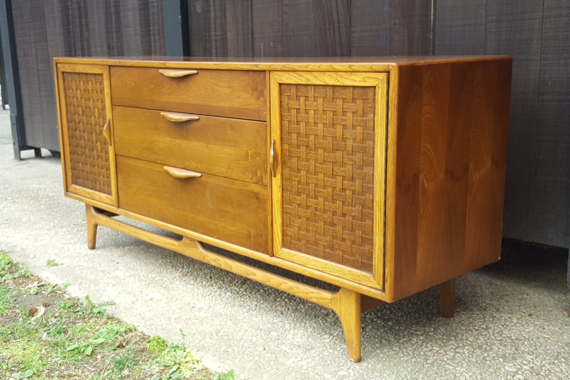 Mid Century Modern Lane Perception Lowboy Dresser Etsy