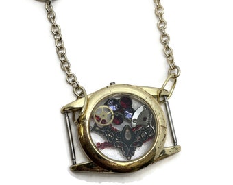 Resin jewelry | Old watch part jewelry