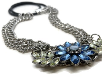 Upcycled vintage necklace | recycled jewelry