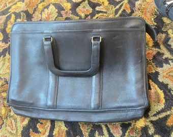 coach vintage briefcase