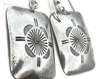 L Blackcoat sterling earrings