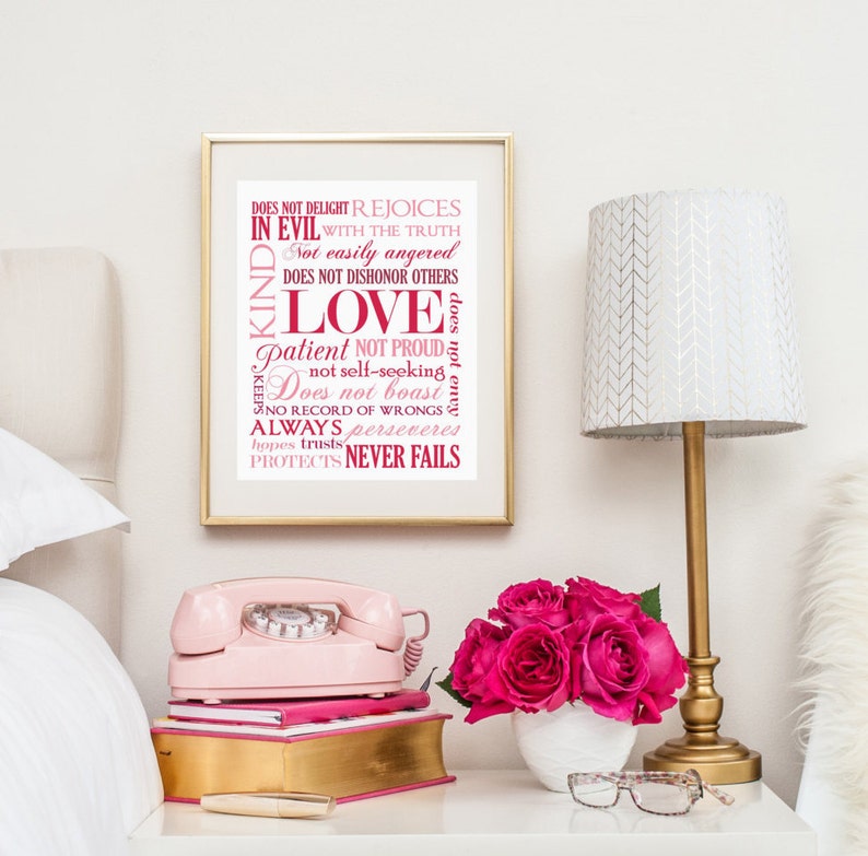 Love is Patient, Love is Kind Printable - Corinthians - Valentine's Day ...