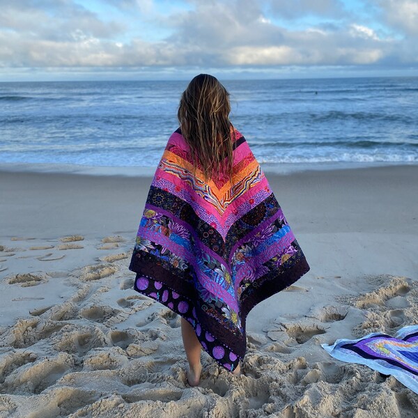 Kaffe Fassett Log Cabin Quilt Kit Etsy