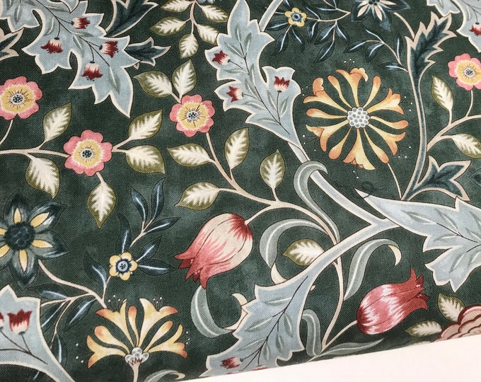 William Morris Fabric Wilhemina in Sage Pattern PWWM049 Original Morris