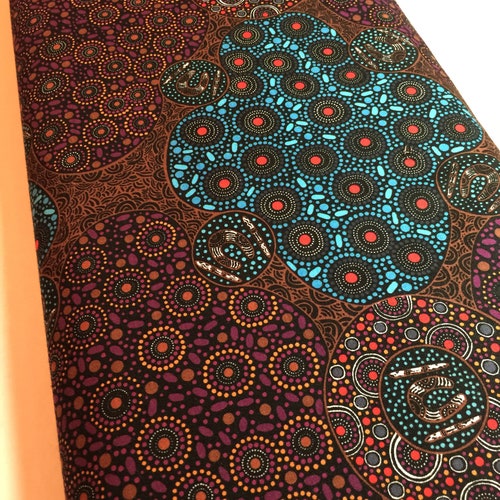 Tamara Murray May 100/% Cotton M/&S Textiles by 12 YD and Yardage Australian Fabric Home Country Gold