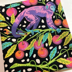 Tula Pink Fabric - Monkey Wrench In Guava PWTP134 by FreeSpirit Fabrics Monkey Wrench -100% Quality Cotton by 1/2 YD