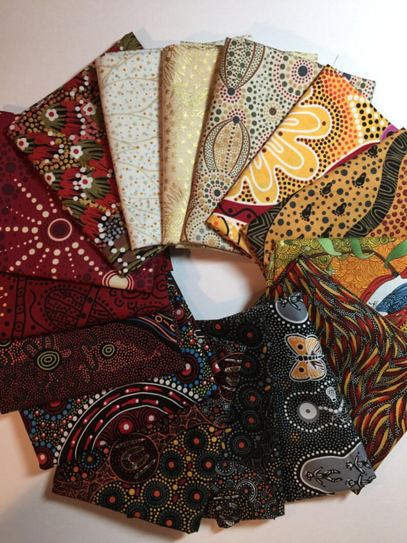 Stunning Australian Fabric Quilt Log Cabin Kit Quilt 84 1/2 Etsy